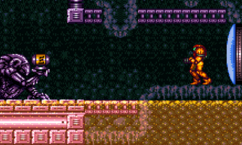 Shooting Desperately at the Walls in Super Metroid